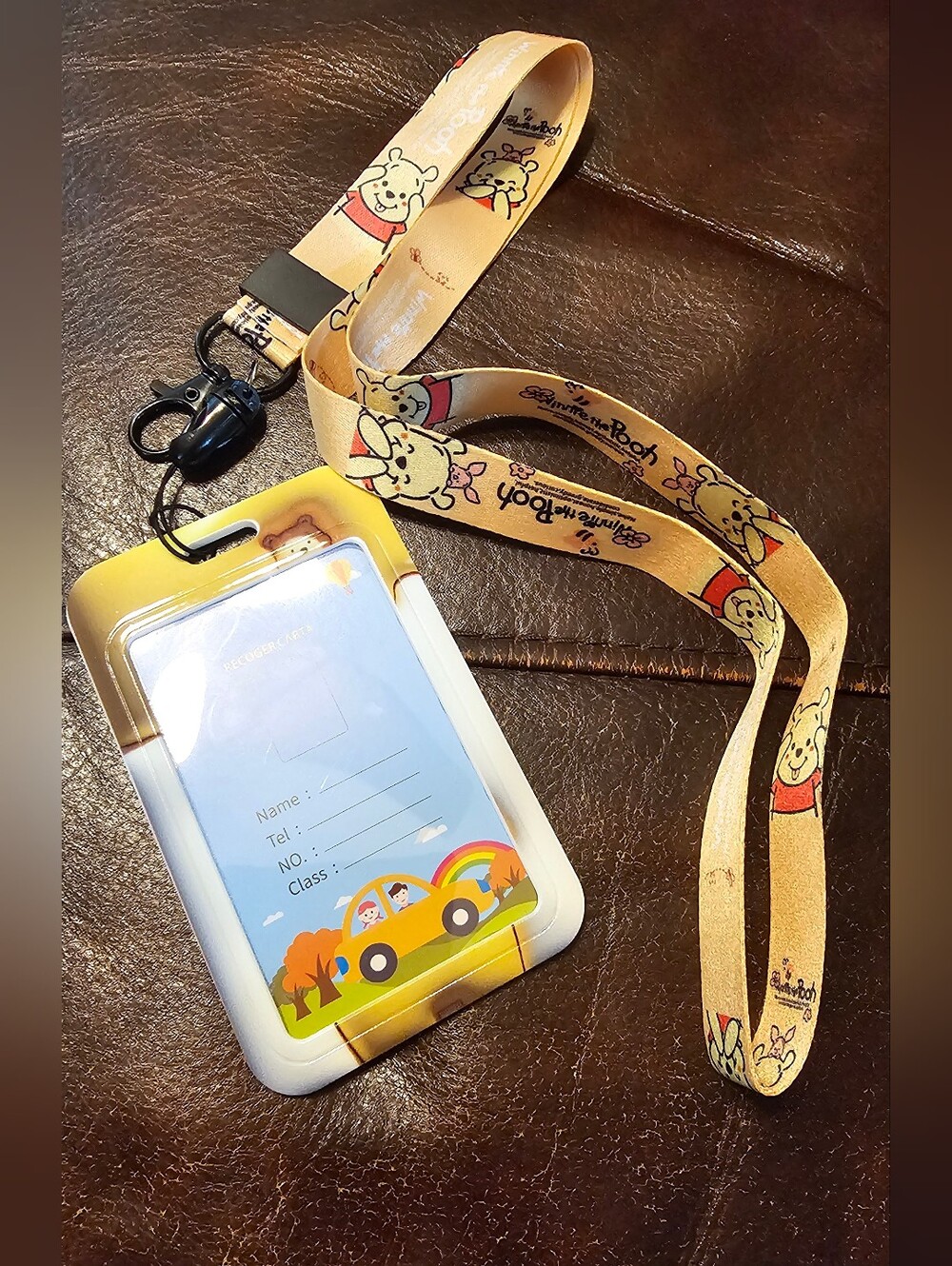 Winnie The Pooh Card ID Holder With Matching Lanyard NWOT - Picture 5 of 5